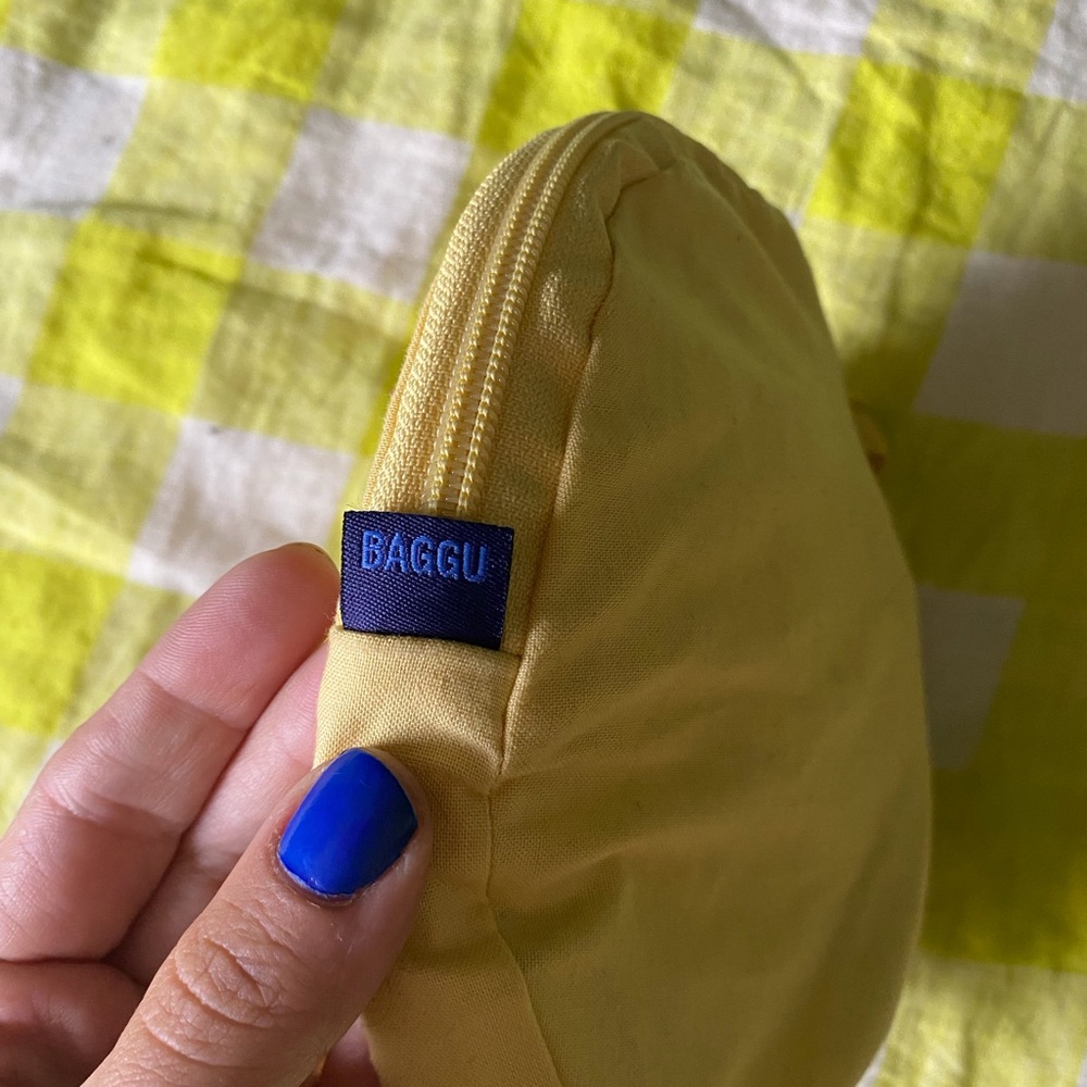 BAGGU Yellow collapsible Hat